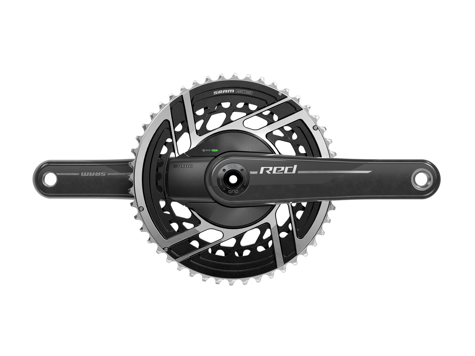 SRAM RED AXS E1 Power Meter Crankset view 1